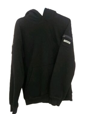 COMFRT Travel Essentials Hoodie - Black - Size Large - Oversized Weighted